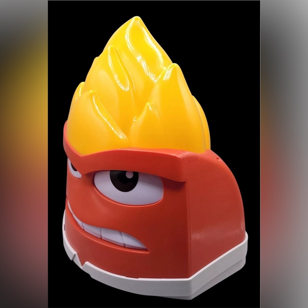 Inside Out 2 Anger Light Up Fire Popcorn Bucket Disney Pixar Regal Theaters 2024 - Picture 3 of 5